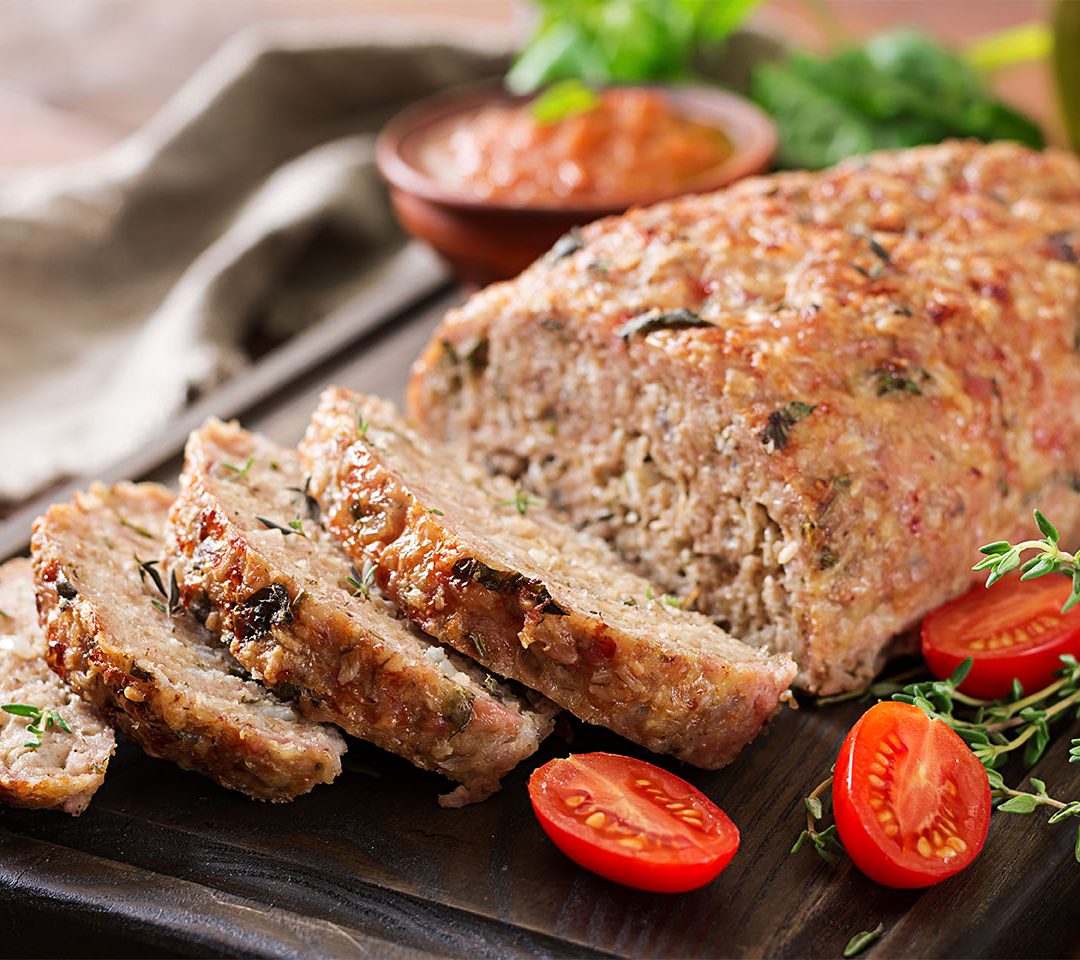 Meatloaf mit Tomaten